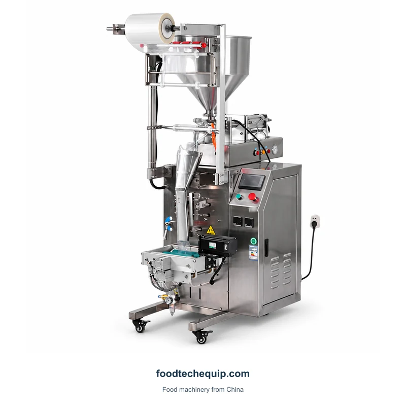 Vertical Sauce Sachet Packaging Machine equipment view