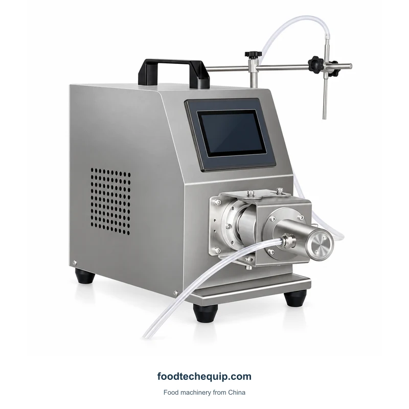 Ceramic Pump Liquid Filling Machine equipment view