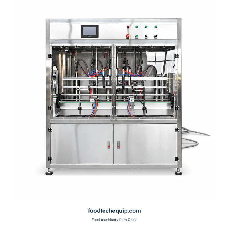 Enclosed Inline Liquid Filling Machine equipment view